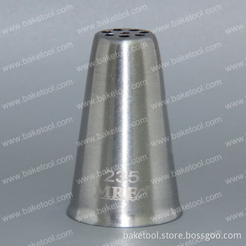 Stainless steel304 cake decorating flower piping nozzle with high quality#235